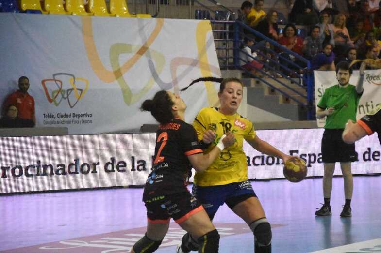 Momento del partido de este sábado (Foto TA)